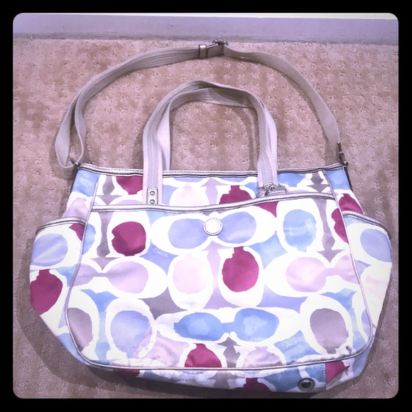Coach Multicolored Diaper Bag - Picture 1 of 7